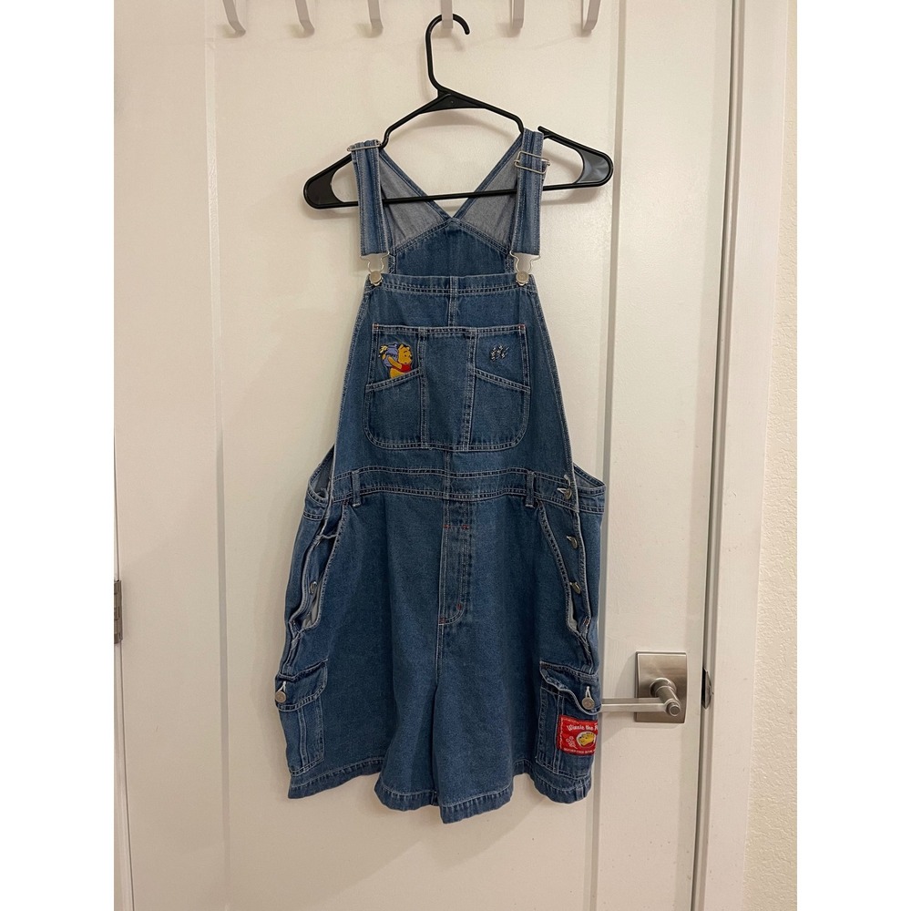 Vintage Disney Pooh Bear Overalls Women's Retro 90s Character